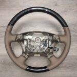 Lexus Steering Wheel Restored to New Leather and Added Carbon Fiber P9063