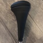 Mercedes 560 SEL 1991 Gearshift Knob Restored to New Leather P6837