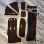 Mercedes Dash Pieces Restored to New Wood P0139