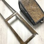 Mercedes SL500 Dash Piece Restored to New Wood P9200