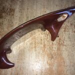 Porsche Boxster 1999 Dash Piece Restored to New Red Mahogany Wood P8902