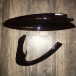 Porsche Map Cover and Door Handle Cover Restored to New Wood P5067