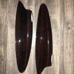 Porsche Map Covers Restored to New Wood P0341