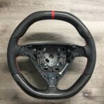 Porsche Steering Wheel Restored to New Leather and Carbon Fiber P6364