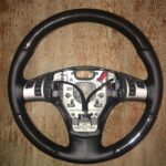 Saturn Sky 2007 Steering Wheel Restored to New Leather and Added Carbon Fiber P9049