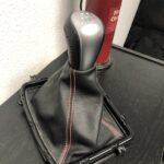 Subaru STI 2004 Gearshift Knob and Boot Restored to New Leather P6462