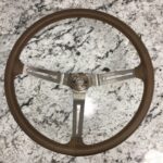 AMC Eagle 1980 Steering Wheel Restored to New Leather P8028