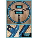 Ansen 1966 Steering Wheel Restored to New Leather P9109