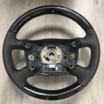 Audi 2000 2005 Steering Wheel Restored to New Leather and Wood P9216