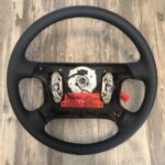 Audi Cabriolet 1995 Steering Wheel Restored to New Leather P2824