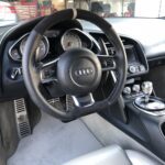 Audi R8 2009 Steering Wheel Restored to New Leather and Alcantara P9707