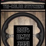 BMW 3351 2014 Steering Wheel Restored to New Leather P6523