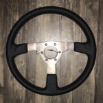 Boat Steering Wheel Restored to New Leather P3257