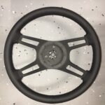 Boat Steering Wheel Restored to New Leather P7554