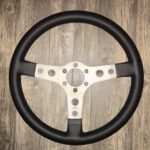 Bricklin SVI 1974 Steering Wheel Restored to New Leather P0321