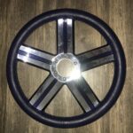Buick 1966 Steering Wheel Restored to New Leather P0667
