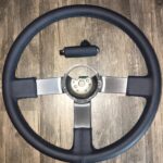 Buick Regal 1987 Steering Wheel and Gearhift Knob Restored to New Leather P5040