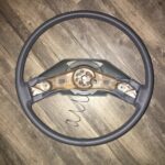 Cadillac Brougham 1988 Steering Wheel Restored to New Leather P6864
