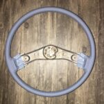 Cadillac Coupe 1979 Steering Wheel Restored to New Leather P1904