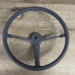 Chevy Bel Air 1955 Steering Wheel Restored to New Leather P5680