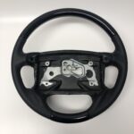 Chevy Camaro 1992 Steering Wheel Restored to New Leather and Wood P2242