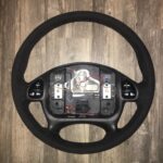 Chevy Camaro 1998 Steering Wheel Restored to New Alcantara P4495