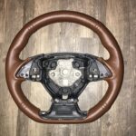 Chevy Camaro SS 2017 Steering Wheel Restored to New Leather P1478