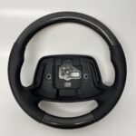 Chevy Camaro Steering Wheel Restored to New Leather and Added Carbo Fiber P2360