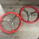 Chevy Corvette 1958 and 1961 Steering Wheels Restored to New Leather P2793