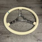 Chevy Corvette 1962 Steering Wheel Restored to New Leather P7572