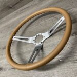 Chevy Corvette 1969 Steering Wheel Restored to New Leather P3437