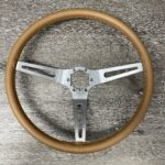 Chevy Corvette 1969 Steering Wheel Restored to New Leather P3438