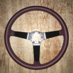 Chevy Corvette 1980 Steering Wheel Restored to New Leather P9196