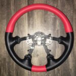 Chevy Corvette 2002 Steering Wheel Restored to New Leather P6672