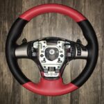 Chevy Corvette 2008 Steering Wheel Restored to New Leather P5572