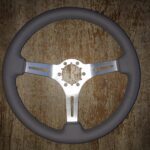 Chevy Corvette Steering Wheel Restored to New Leather P9600