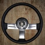Chevy IROC 1986 Steering Wheel Restored to New Leather P9590