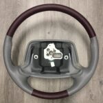 Chevy Impala 1996 Steering Wheel Restored to New Leather P8832