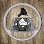 Chevy Impala SS 1996 Steering Wheel and Gearshift Knob Restored to New Leather P5723