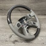 Chevy Silverado 2003 2006 Steering Wheel Restored to New Leather and Wood P2760