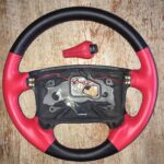 Chevy Z28 1992 Steering Wheel and Gearshift Knob Restored to New Leather P9326