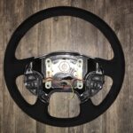 Coach Steering Wheel Restored to New Alcantara P5789