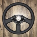 Delorean Steering Wheel Restored to New Leather P3648