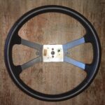 Dodge 1956 Steering Wheel Restored to New Leather P7498