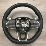 Dodge Challenger 2015 Steering Wheel Restored to New Leather P9072