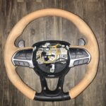 Dodge Challenger SRT Red Eye Steering Wheel Restored to New Alcantara P3033