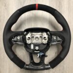 Dodge Challenger Super Star 18 Beaman 2020 Steering Wheel Restored to New Leather and Alcantara P9469