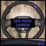 Dodge Charger 2016 Steering Wheel Restored to New Leather P5046