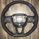 Dodge Charger 2016 Steering Wheel Restored to New Leather P5047