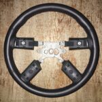 Dodge Magnum 2006 Steering Wheel Restored to New Leather P8758